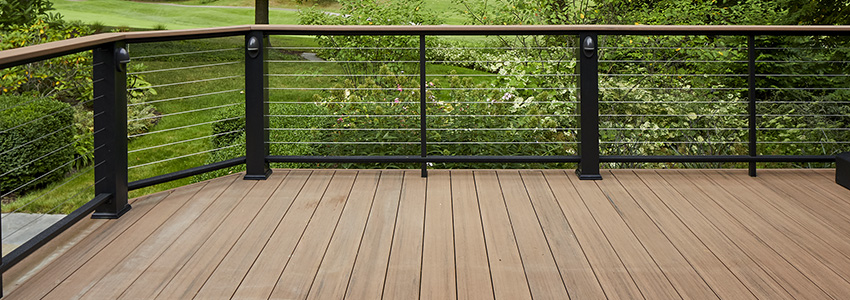 Deck surface part of the anatomy of a deck
