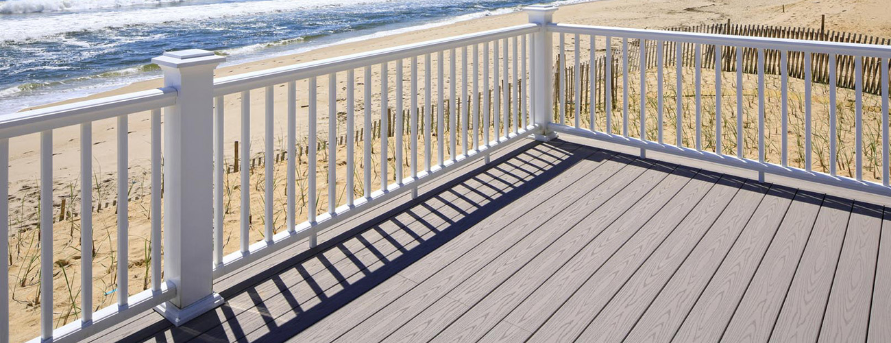 Best composite decking for full sun featuring TimberTech AZEK decking