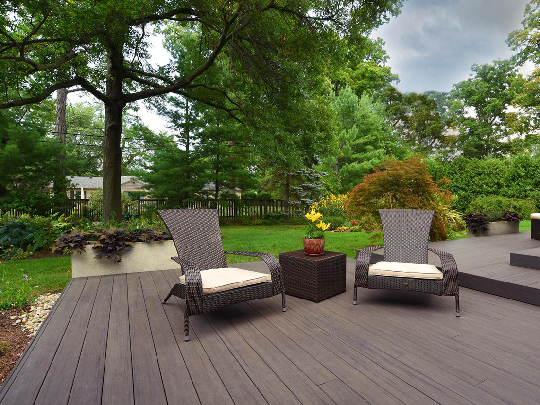 Dark Gray Composite Decking by TimberTech