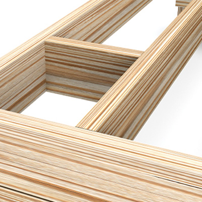 Herringbone deck pattern requires specific deck joist blocking & spacing