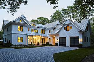 White house featuring AZEK Exterior Trim and Moulding