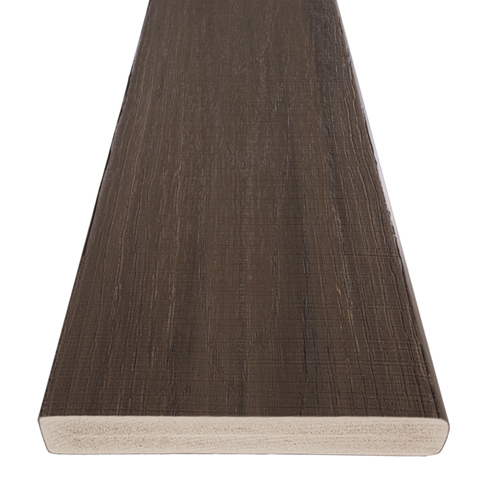 TimberTech AZEK Landmark Decking Front Angle American Walnut