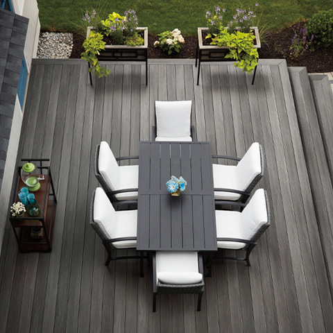 Timbertech Landmark American Walnut Deck Beauty Shot