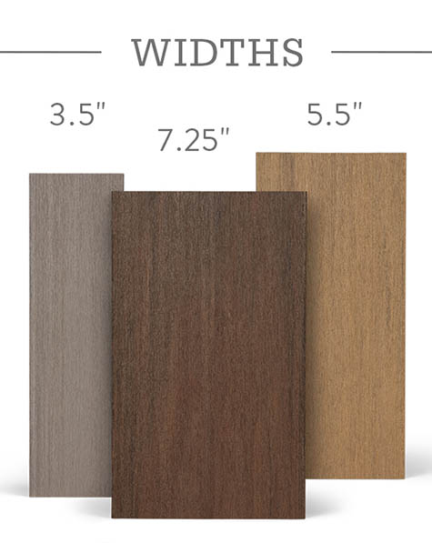 TimberTech multi width breakdown