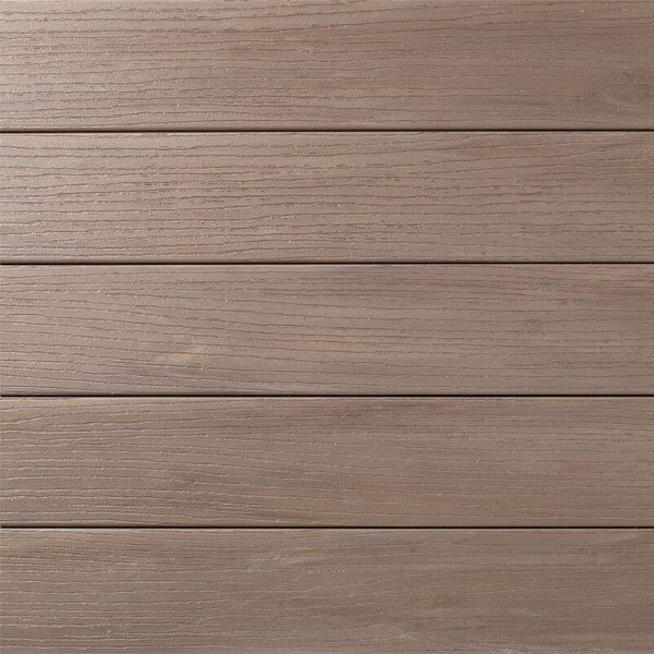 Teak wood colour,Each side different texture High End Quality Composite decking 