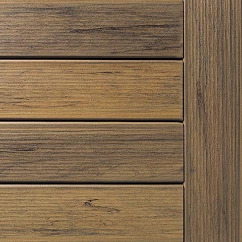 Tigerwood Decking Swatch TimberTech Composite Legacy Collection
