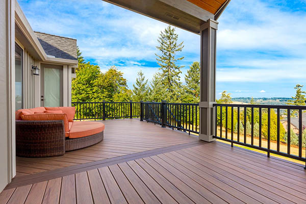 Difference between deck and patio value for the cost