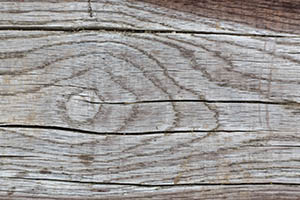 Traditional wood cracks, splinters, & warps