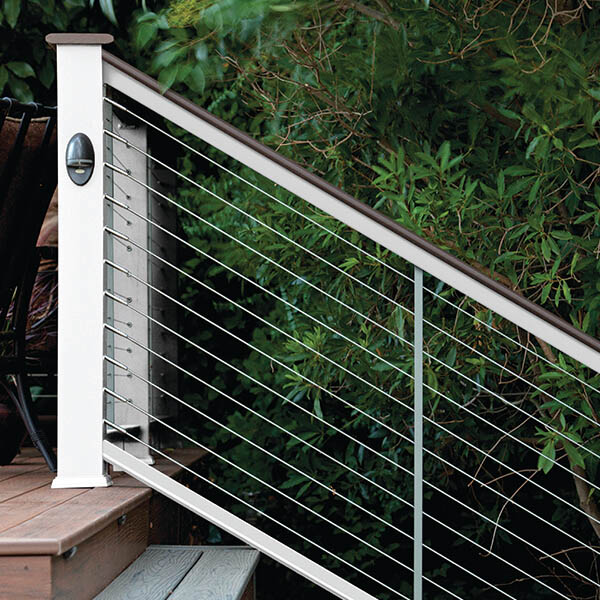 TimberTech Classic Composite Series Matte White Top Rail