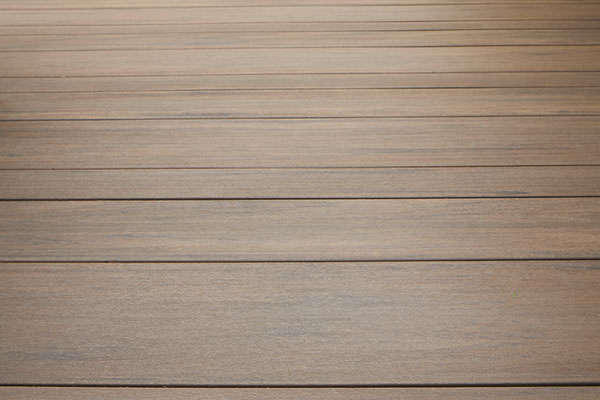 A Timbertech Deck has a lighter maintenance requirement than wood deck stain.