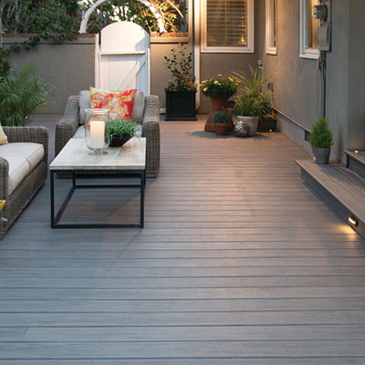 Step-down deck extension