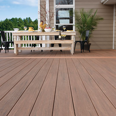 Same-level deck extension