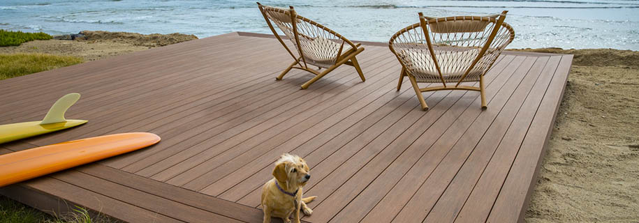 The best looking deck material includes TimberTech decking