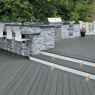 DIY decking materials with the best value include TimberTech EDGE