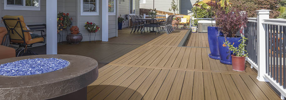 TimberTech deck ideal for large gatherings