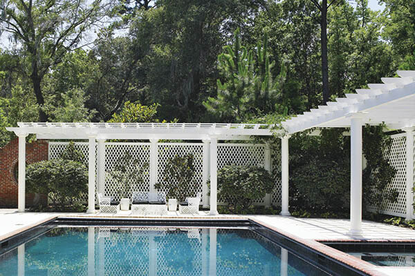 Deck privacy ideas trellis with ivy