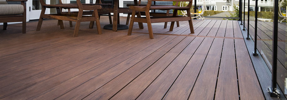 Maintenance for composite decking doesn't require staining