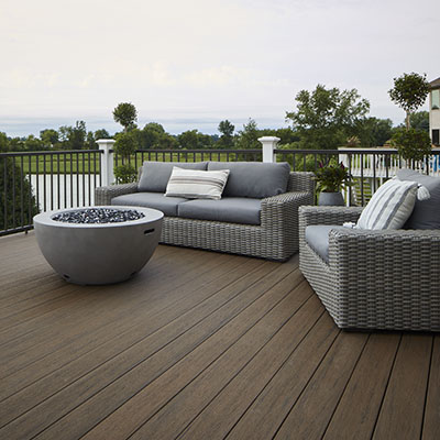 TimberTech decking requires minimal maintenance