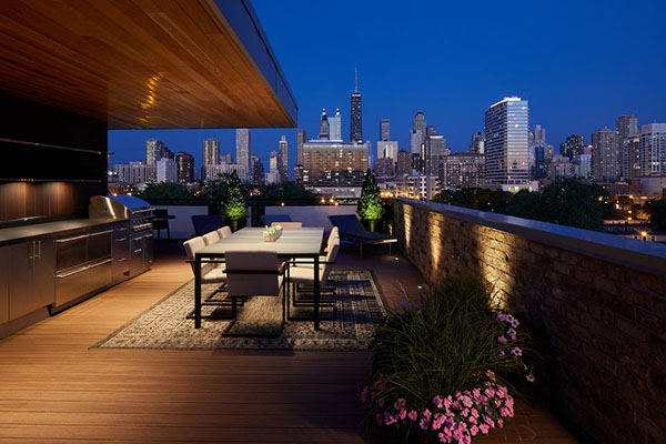 Ideas for back deck designs apply to rooftop decks too