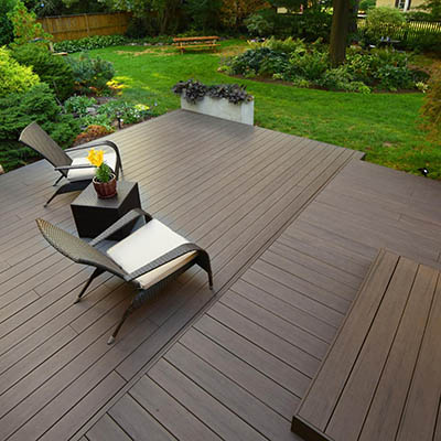 Back deck designs considerations include design complexity