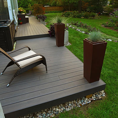 DIY composite deck height and shape considerations