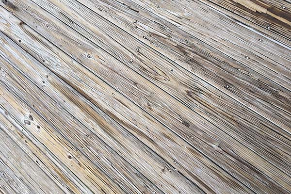 Improper deck board spacing can cause issues with wood decking