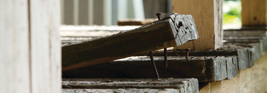 Deck inspection best practices for a wood deck surface