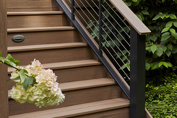 Outdoor stair railing ideas to make it modern