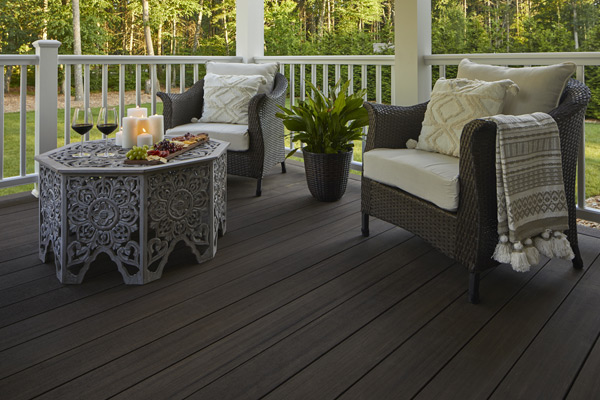 TimberTech AZEK Landmark Collection American Walnut Deck Start Your Journey