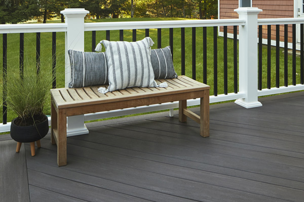 Timbertech Dark Hickory composite decking