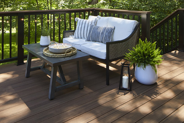 Timbertech mahogany decking