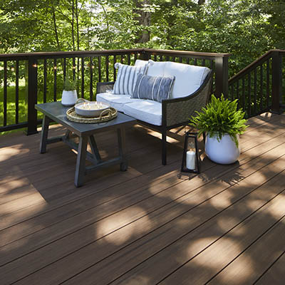 Non wood decking is far more sustainable than traditional wood