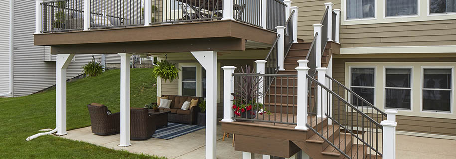 Under deck ideas for second story decks