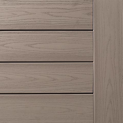 Slate Gray Decking Swatch TimberTech Advanced PVC Harvest Collection