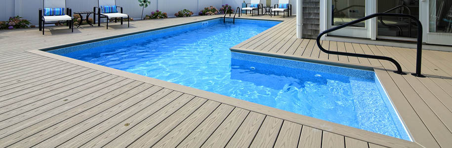 Minimalist and clean composite deck designs