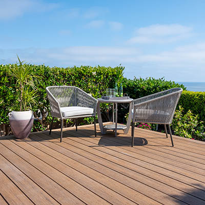 Traditional deck styles include low squares