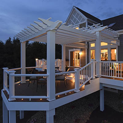 Distinctive deck styles include rectangles with octagons