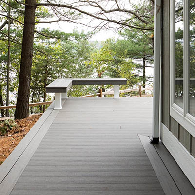 Distinctive deck styles include wraparound decks