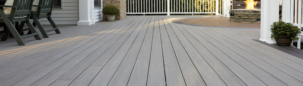 Grooved composite decking installation for grooved composite deck boards