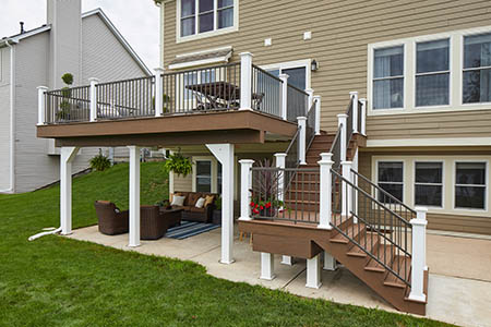 House and deck color on sale combinations