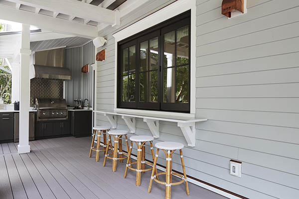 Deck color schemes for Cape Cod style homes