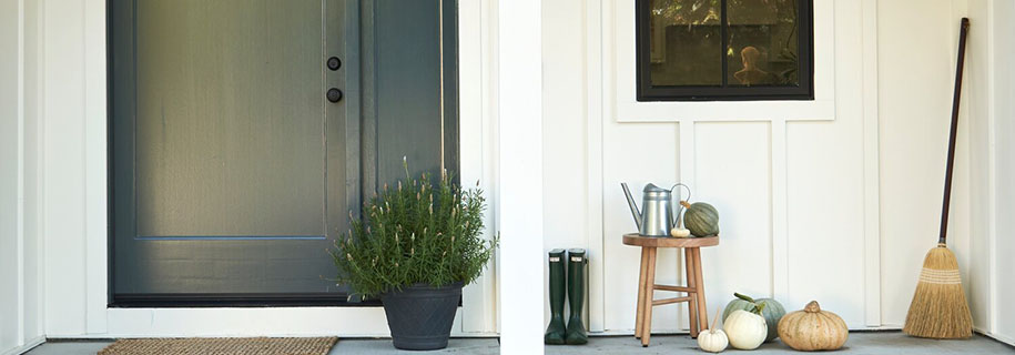 Fall outdoor porch decor ideas for a minimalist style