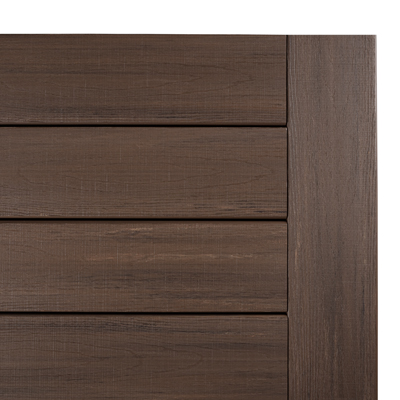 Swatch of a TimberTech AZEK Landmark Collection board in American Walnut