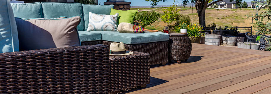 TimberTech-AZEK-vintage-collection-mahogany-impression-rail-all-weather-decking All weather decking is designed to withstand UV rays