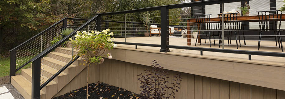 TimberTech offers numerous customizable composite railing options