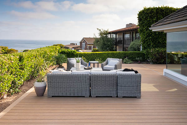 Deck design options include modern designs