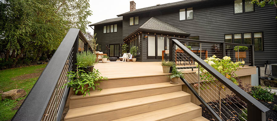 See how railing impacts deck design options