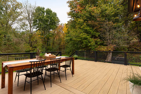 TimberTech decking boasts nature-inspired aesthetics