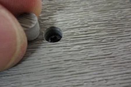 Cortex top-down hidden deck fasteners