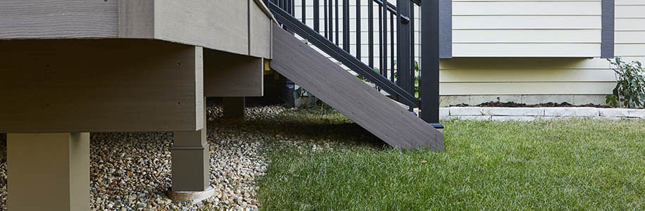 Installing composite decking requires a sturdy substructure